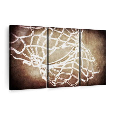 «Basketball Net» sur toile, par 3 pièces par S
