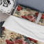 Ensemble de housse de couette à motif floral beige et charme floral rétro-885390491
