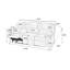 Velours rembourré 1 pièce Comfort Canapé