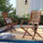 Rafael Eucalyptus Solid Wood Outdoor Folding Dining Armchair
