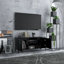 Steyning Unfinished TV Stand with Fireplace Included-1968540487