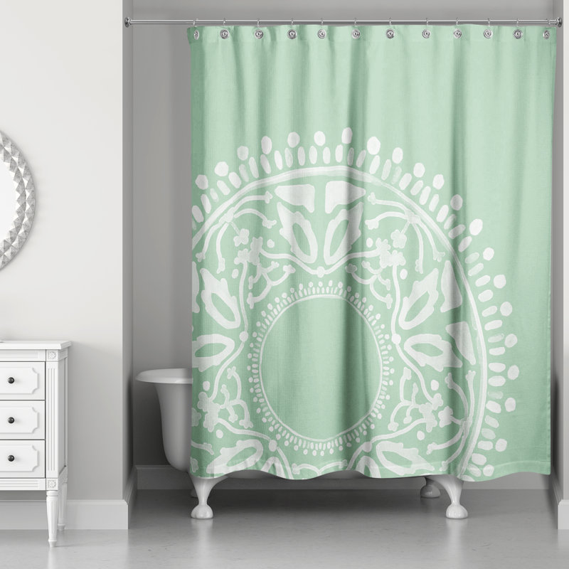 Rideau de douche Arlowe, Vert