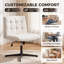 17 Stories Linen Office Chair-1962822072