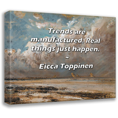 Toile tendue avec toile Trinx par Eicca Toppinen: «Les tendances sont fabriquées.