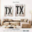 Texas Bigger Better and Barbecued sur toile-672592349