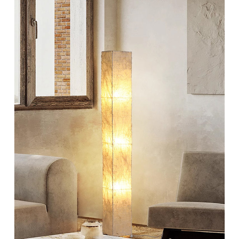 Minimalist Slim Square Standing Light Decor