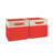 RiverRidge Kids 2pc Two-Tone Fabric Collapsbilble Cube Storage Organizers with Handles-774952889