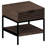 End Table W/Drawer Brown 22x22
