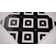 Rhombix Dove Random Sized Marble Mosaic Tile
