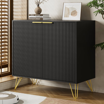 30“ Tall 2-Door Accent Cabinet with Adjustable Shelf