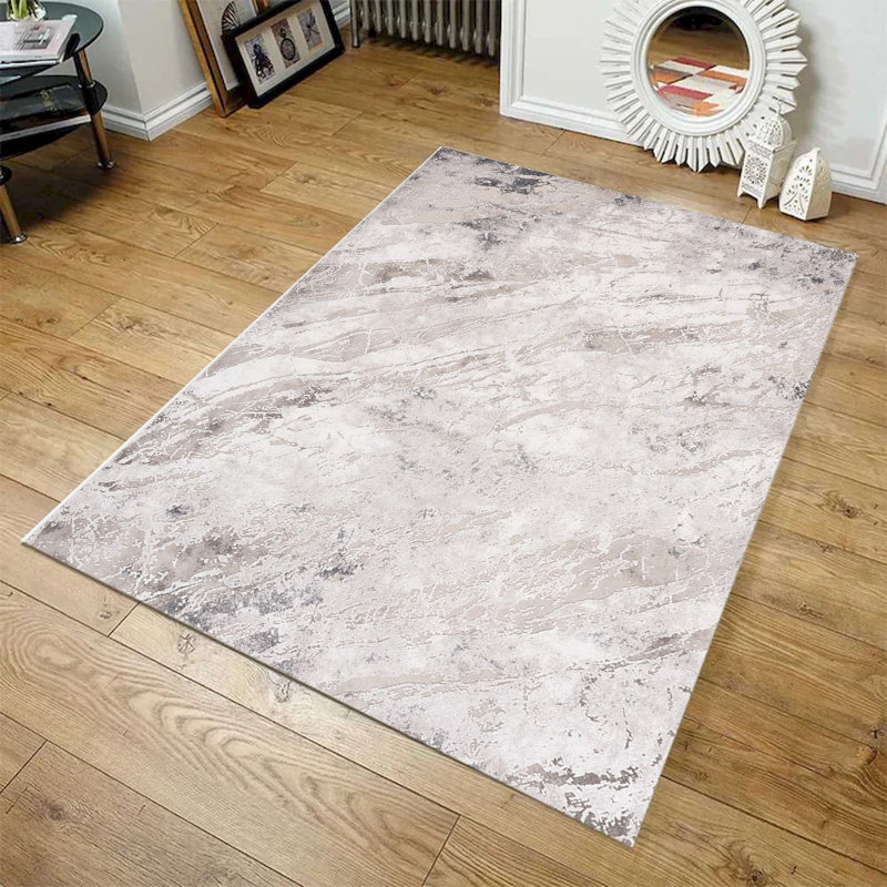 Tapis en soie et acrylique Skadi Iii, Rectangle 2 pi x 3 pi