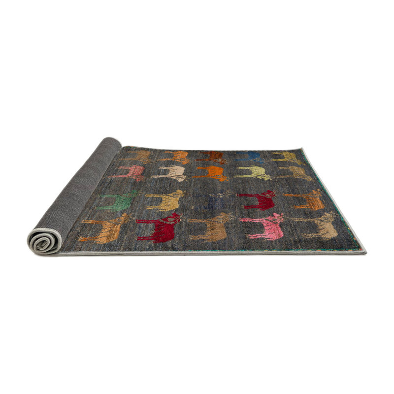 Abstract Indoor Rug, Round 8'