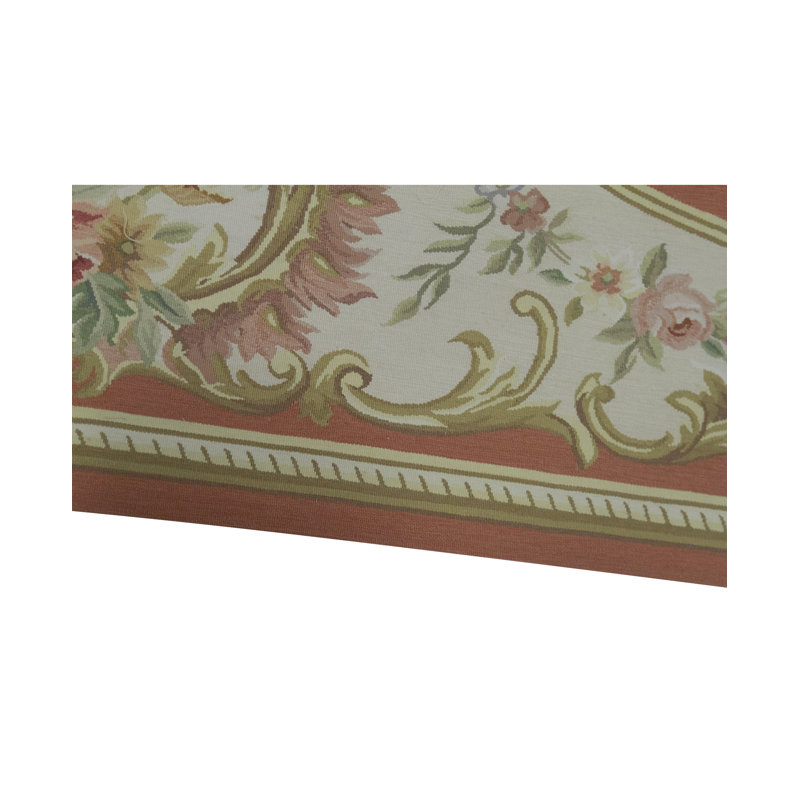 Tapis beige et beige noué à la main de haute qualité