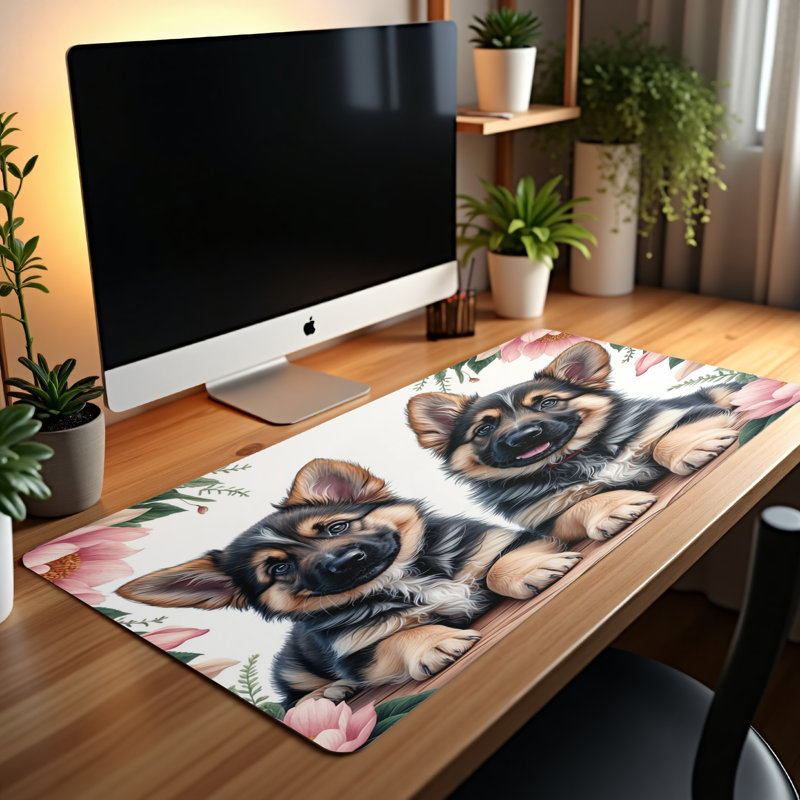 Polyester Desk Pad, 14.4x12.1