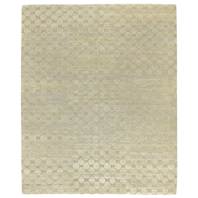 Pure Textures Hand Knotted Geometric Area Rug