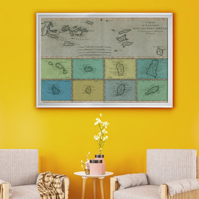 Carte du Grand - reproduction d'art sur toile