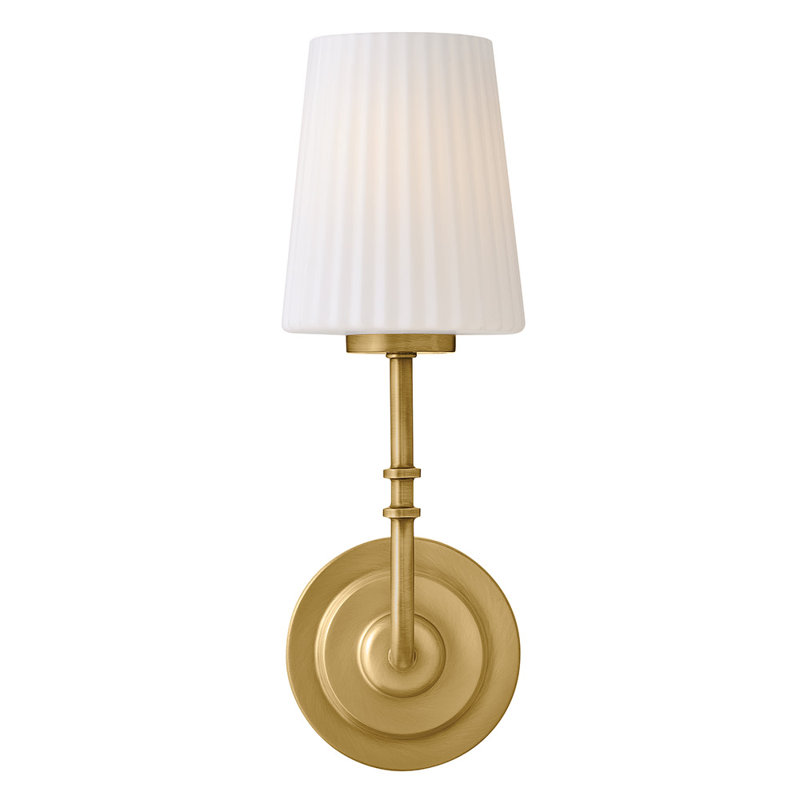 Hinkley Mckenna Medium Single Light Sconce, Gold