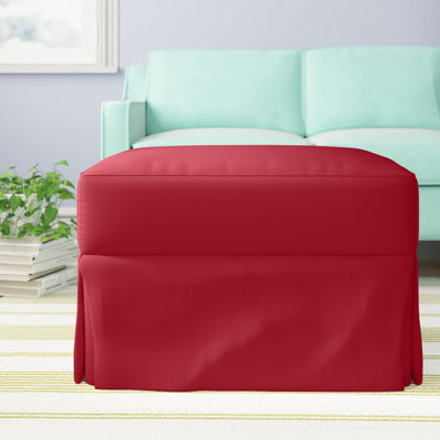 Lucia Slipcovered Ottoman
