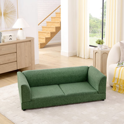 Comfortable Pet In Olive For Medium And Large Dogs - Modern, Oversized, Rectangular, , , Soft Cushion, 56.5"*26"*17 Dog , , Comfortable,