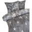Bedding set winter fleece gray stars-62829539