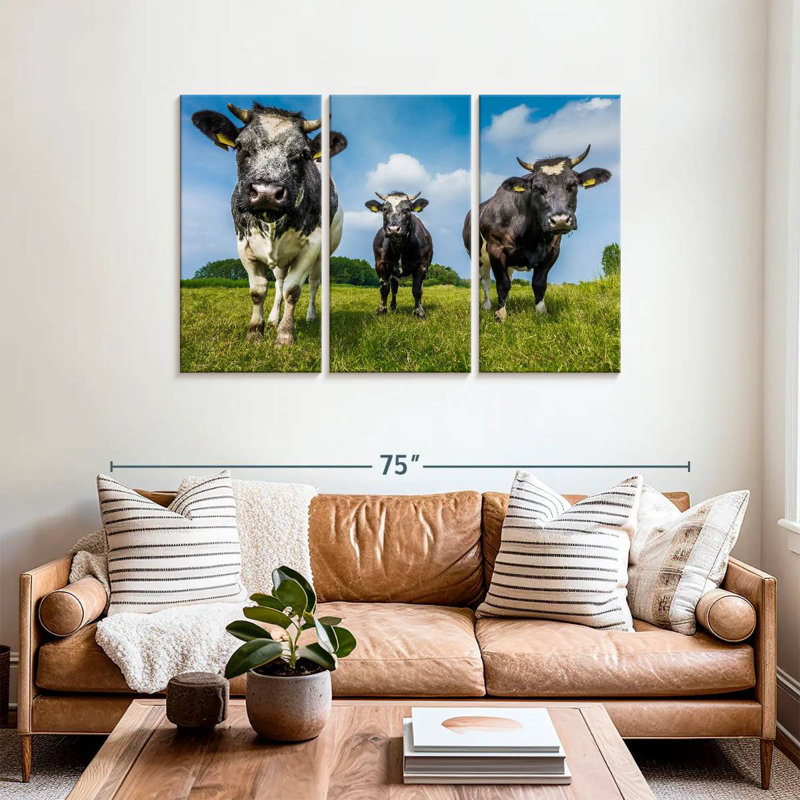 Brampt Cow Gang, H 36 po x l 57 po