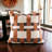 Patchwork Faux Leather Reversible Pillow Cover