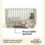 Lit de bébé convertible 5-en-1 Amalfi Deluxe avec garde-corps en prime-116273620-122026935