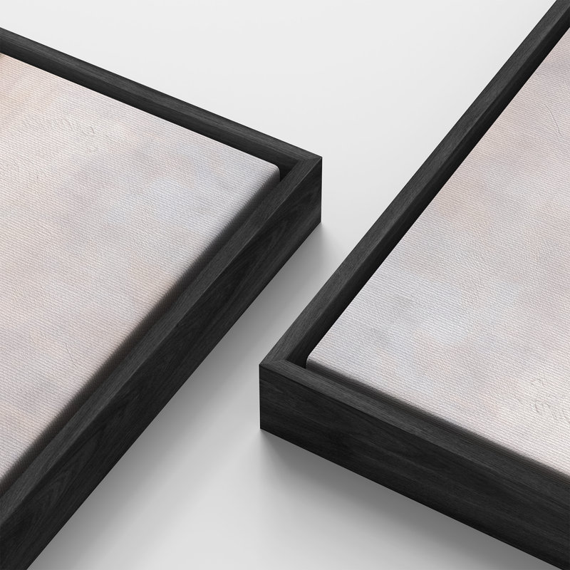 «Warm Neutral Mountain Range Horizon» pour salon ou bureau, impression murale, H 20 po x l 60 po, Noir