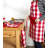 Wolsingham Plaid Cotton Apron Sets-1916671443