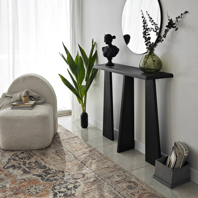 Hanford 100cm Console Table, Anthracite