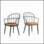 Élégante chaise d'appoint rembourrée avec rembourrage confortable, parfaite pour la salle à manger et rehaussant l'expérience du repas