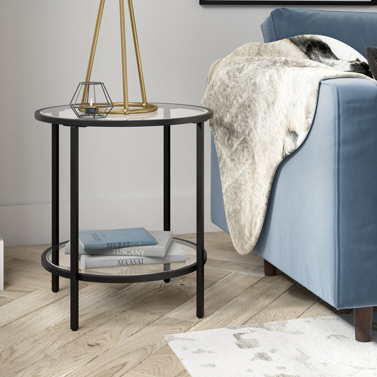 Ceno Glass Top End Table
