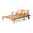 Wood Double Lounge - Fully Adjustable, Comfortable, Quick-drying Cushions For Yard Adjustable Chaise In Color For Poolside Enjoyment