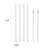 1500ctabletop Glass Reusable Straws