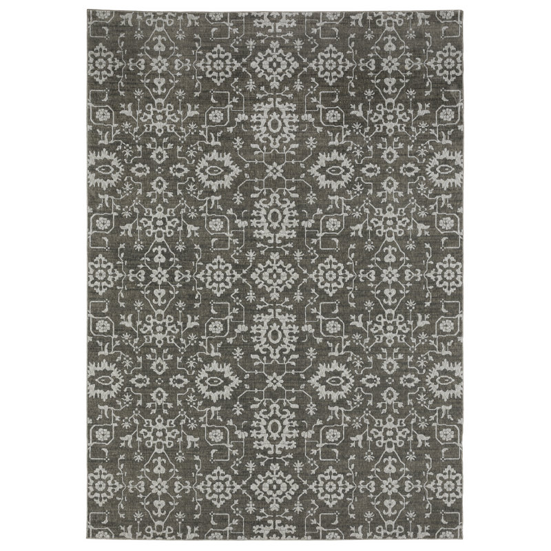 Reffett Oriental Indoor Rug, Rectangle 6'7" x 9'6"
