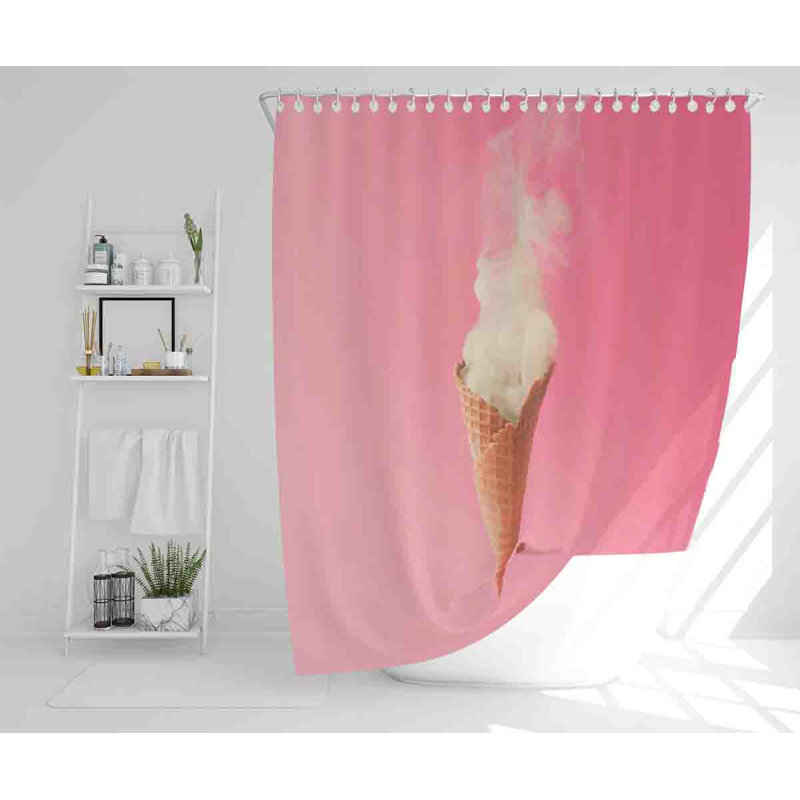Minatee 13 Piece Polyester Shower Curtain Set
