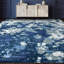 Tapis rectangulaire bleu / ivoire / gris-88933008