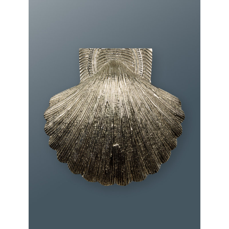 Sheila Shell Door Knocker, Nickel