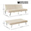 Canapé-lit futon de 68 po avec pieds en métal Blathnat-527529632