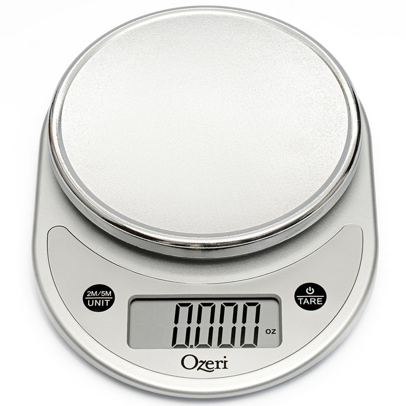 Ozeri® Pronto® Digital Multifunction Kitchen and Food Scale with Variable Graduation Technology®, Chrome