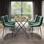 Dining Chairs Upholstered Velvet Fabric Seat Kitchen Dining Room Furniture, UKFR Certified-340277520-340277521