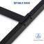 Support de rangement réglable et robuste pour kayaks avec roulettes - Support autoportant pour le garage ou l'extérieur - Sécurisé pour les kayaks, les canots, les planches de surf, les planches à pagaie - Patins en EVA antidérapants, fabrication durable