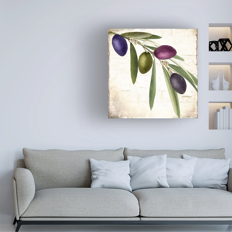 Art sur toile Sasha Olive Branch Iv, H 18 po x l 18 po