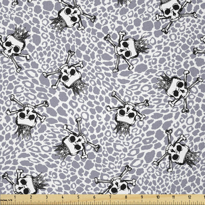Cristofor Crowned Skull Crossbones Multi-Purpose Fabric