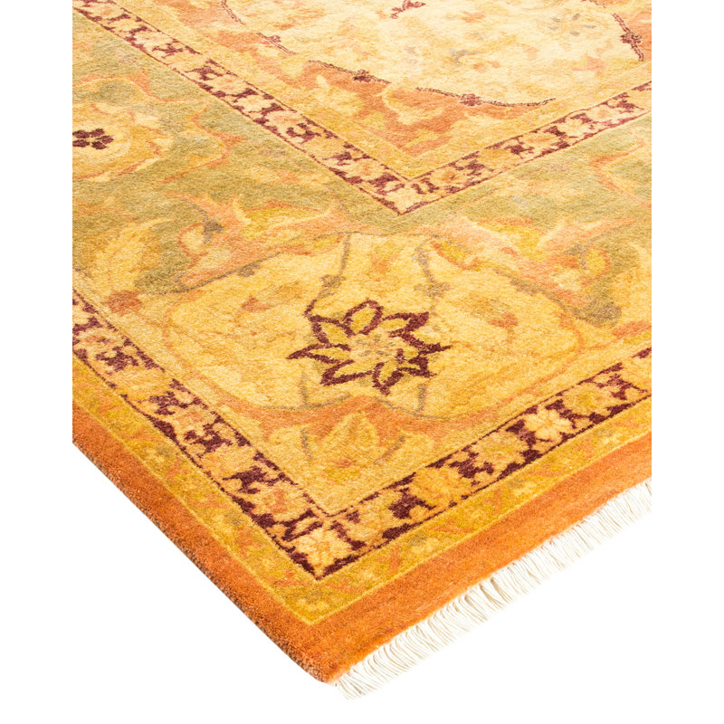 Classic One-of-a-Kind 9'2" x 12'3" Hand Knotted Area Rug