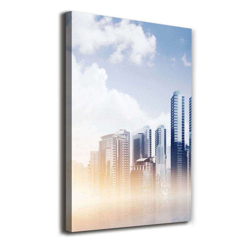 Skyscrapers - Wrapped Canvas Print