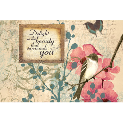 Beauty Delight - Wrapped Canvas Print