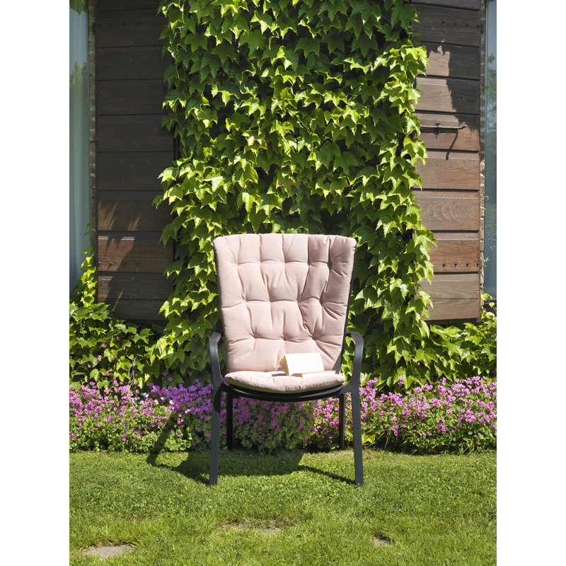 Folio Outdoor Rocker Chair, Black, Pink