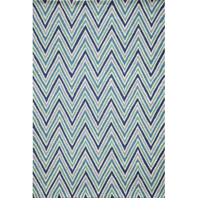 Trent Hand Hooked Chevron Indoor Rug