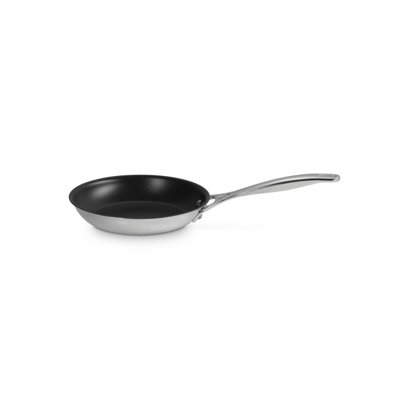 Le Creuset Stainless Steel Fry Pan, 8" Diameter